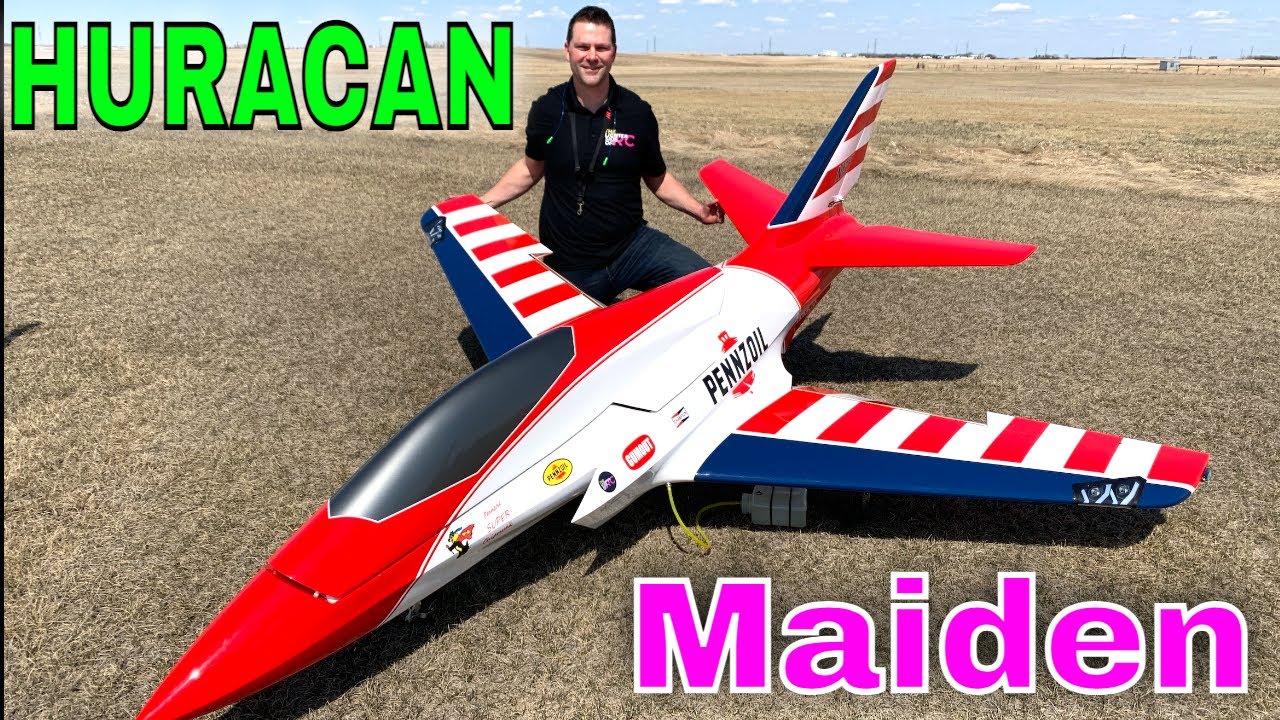 HURACAN Turbine JET Takes Flight - Maiden - SWIWIN 300