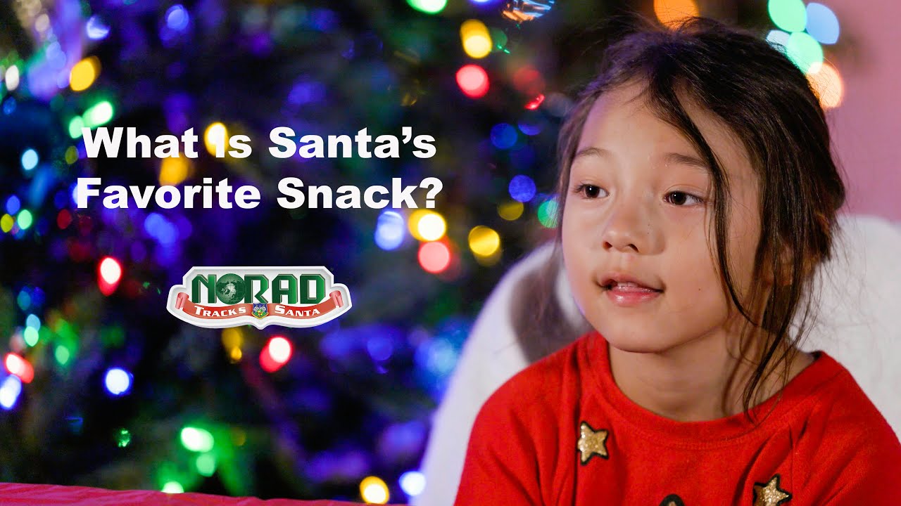 NORAD Tracks Santa 2021 - What Is Santa's Favorite Snack?