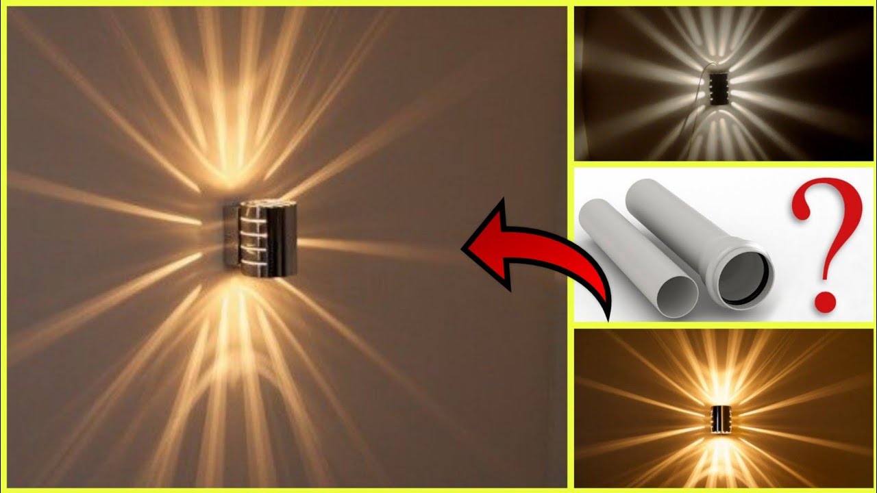 Wall lamp Ponte, made of plastic PVC, wall spot with light effect