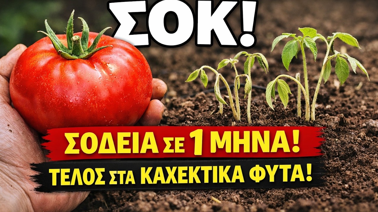 Η Ιαπωνική Μέθοδος που ΣΟΚΑΡΕΙ! Σοδειά 1 μήνα νωρίτερα & ΤΕΛΟΣ στα αδύναμα φυτά!