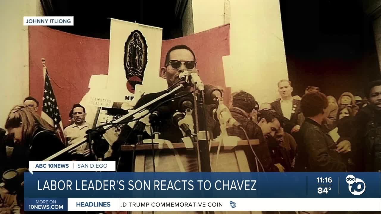 Labor leader's son reacts to Cesar Chavez accusations