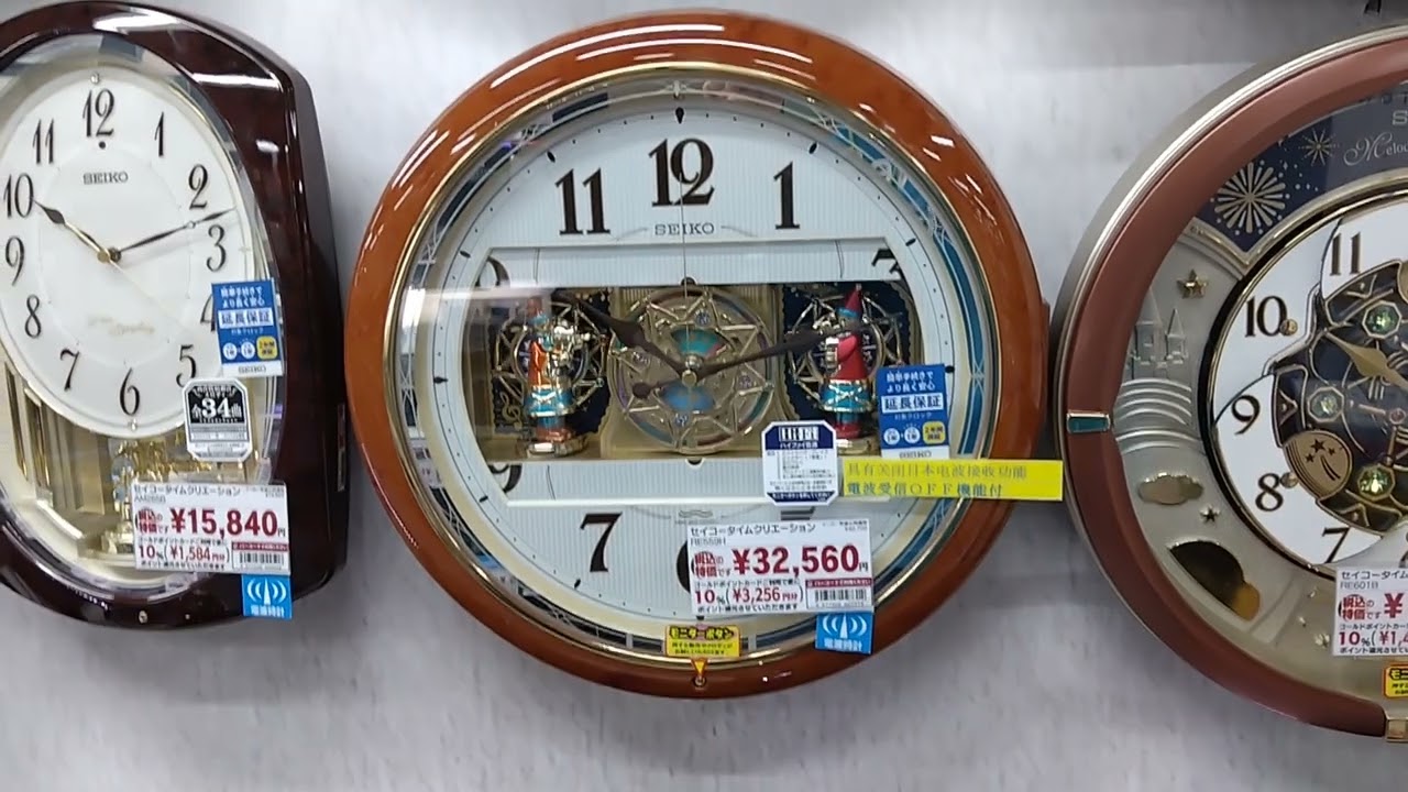 ヨドバシカメラ横浜の6つのからくり時計を動かしてみた