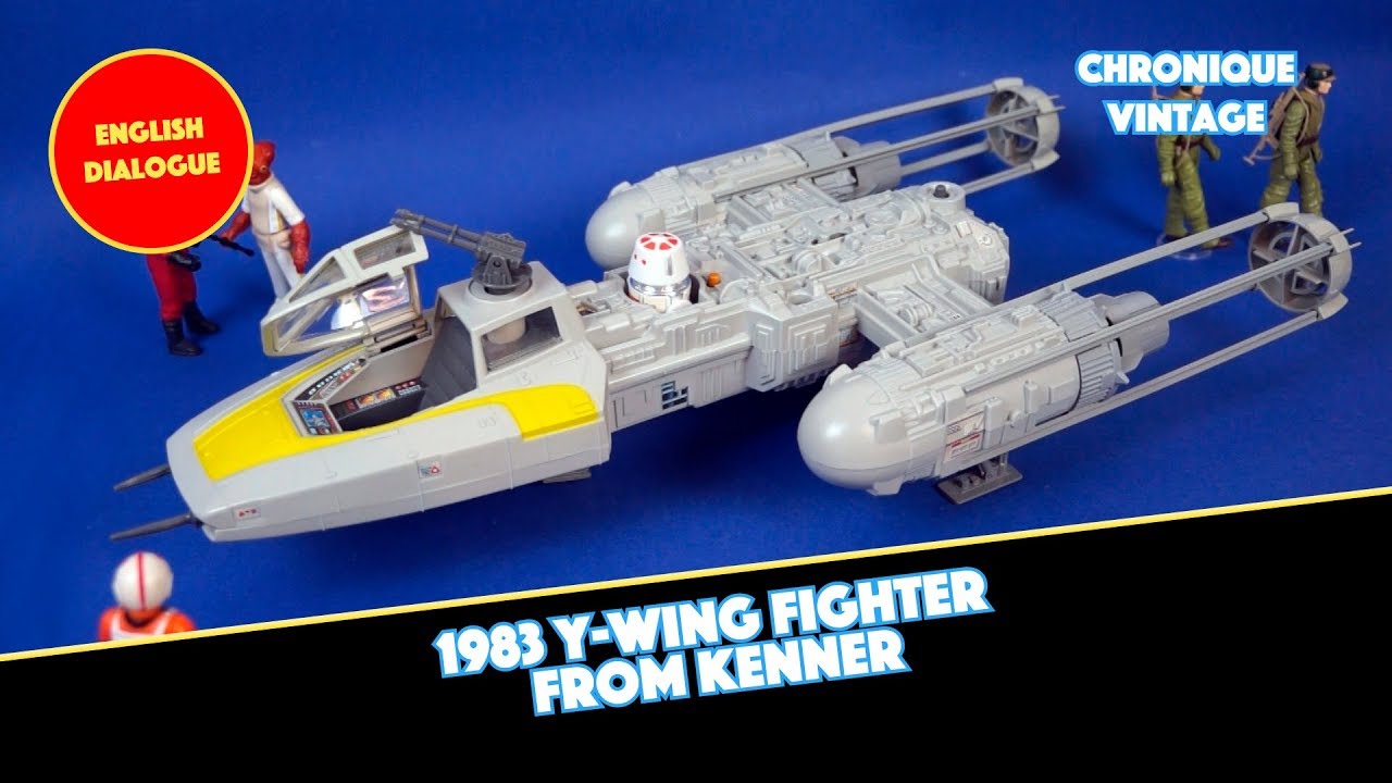 1983 Vintage Kenner Star Wars Y-Wing Fighter (English Dialogue)