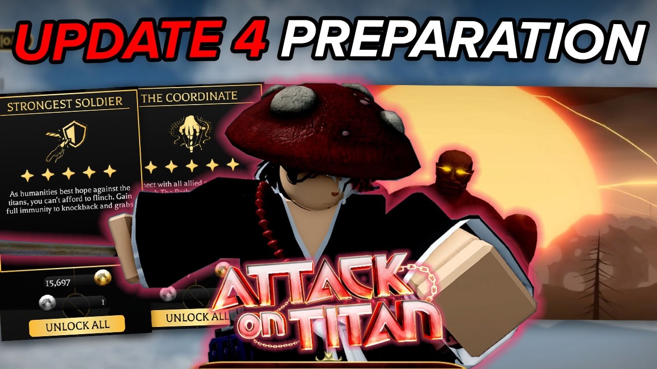 The *ULTIMATE* Guide to PREPARE for UPDATE 4 in ROBLOX Attack on Titan Revolution!