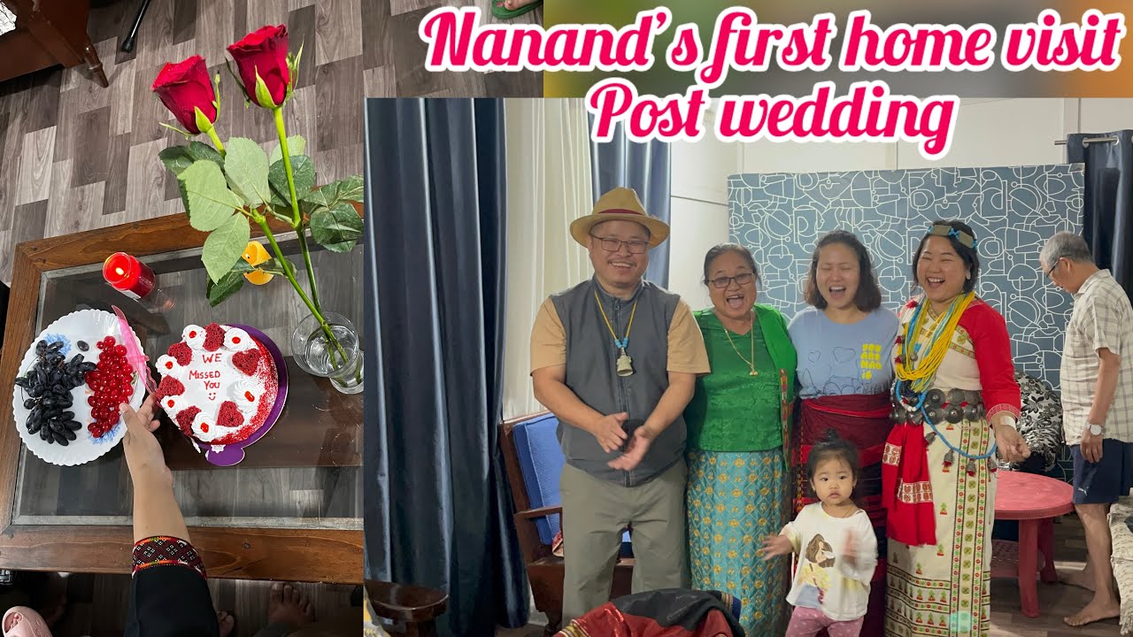 What we did?|| Nanand’s first home visit after marriage+Recipe of Arun-Naga pork😅