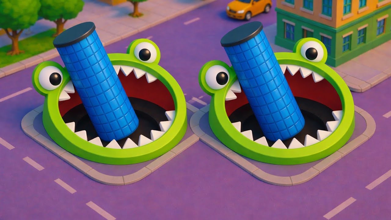 Hole.io - Max Levels Gameplay 