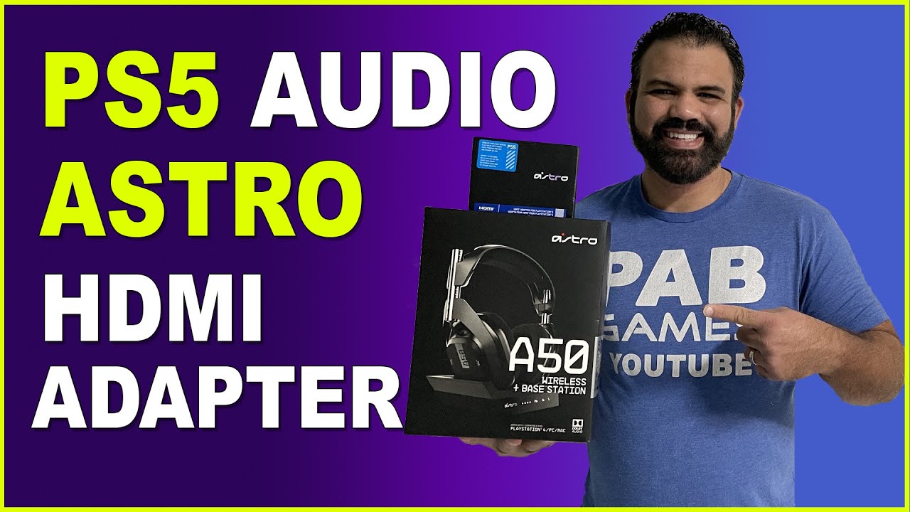 Astro A50 on PS5 with Astro HDMI Adapter to Capture All Audio