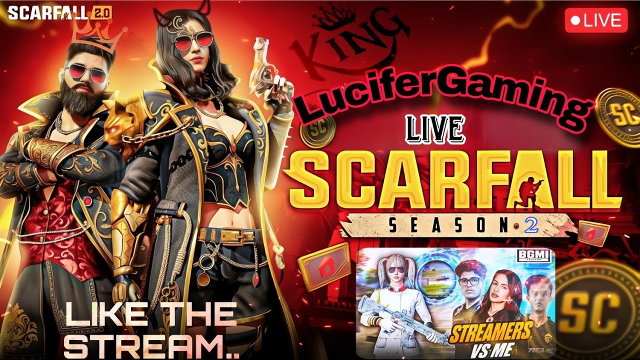 ScarFall 2.0 Live Rank Push 🎯 || Global Top 1 Push 🔝 || ScarFall 2.0 Live Gameplay 🔥|| 