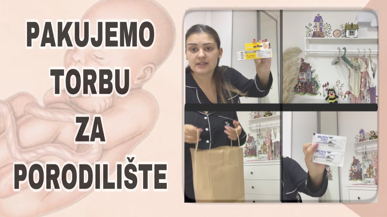 PAKUJEMO TORBU ZA PORODILIŠTE | šta ponijeti za mamu šta za bebu 🤔