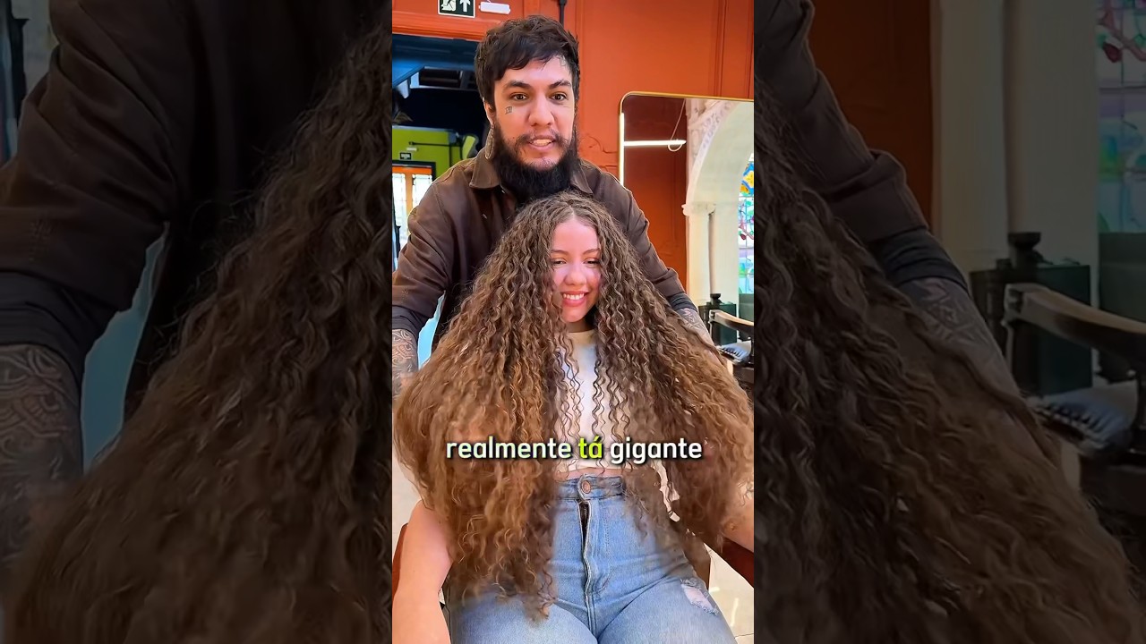 Olha esse cabelo 😱 INSTA: @rodrigovizu #cabeludo #cacheado #haircutting #cabelocacheado #cabelao