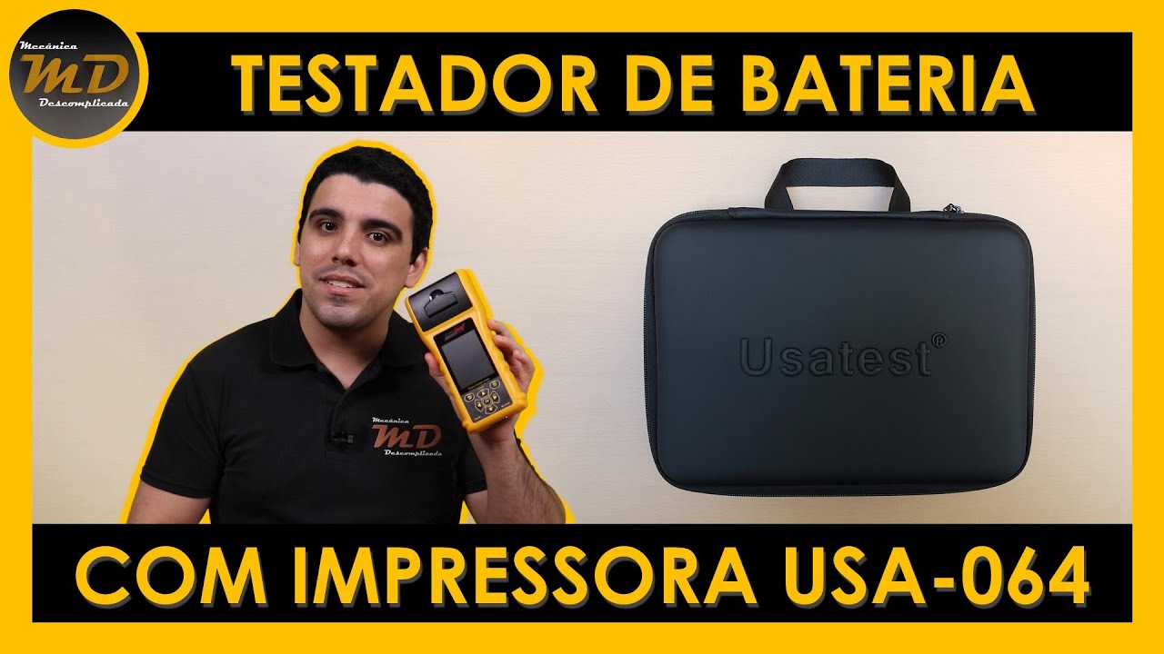 Testador de Bateria Digital com Impressora USA-064 - USATEST