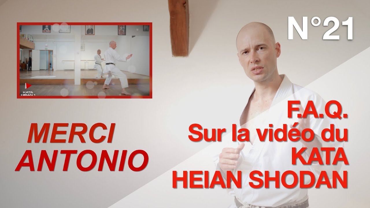 JKA Karaté training F.A.Q. sur la vidéo n° 20 du KATA HEAIN SHODAN