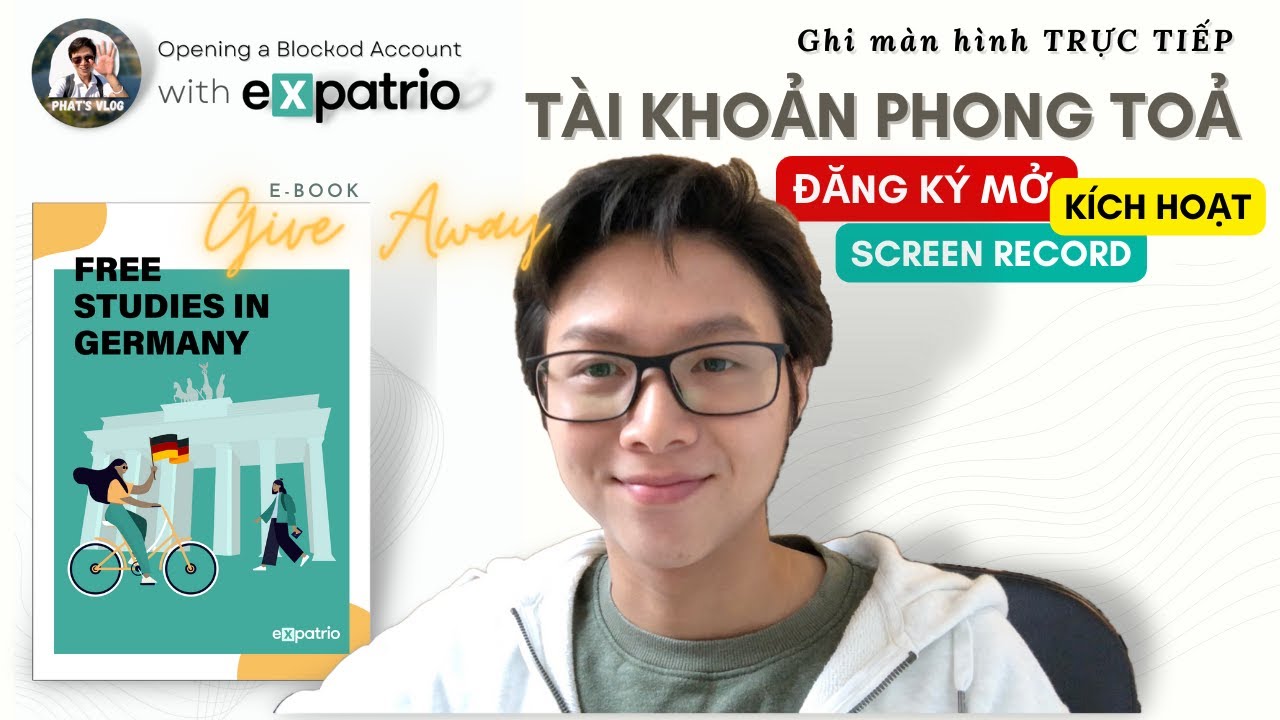 Vlog 30 Tài khoản phong toả Expatrio - DU HỌC ĐỨC