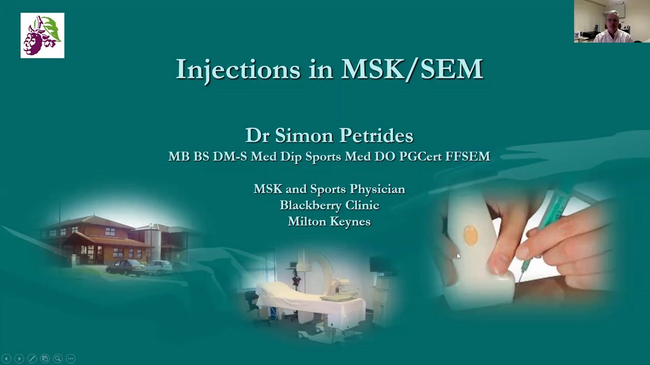 Injections in SEM and MSK