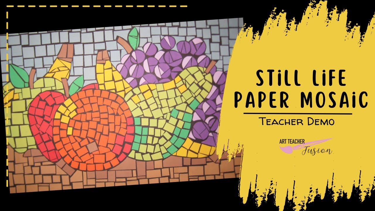 Still Life Paper Mosaic Demo