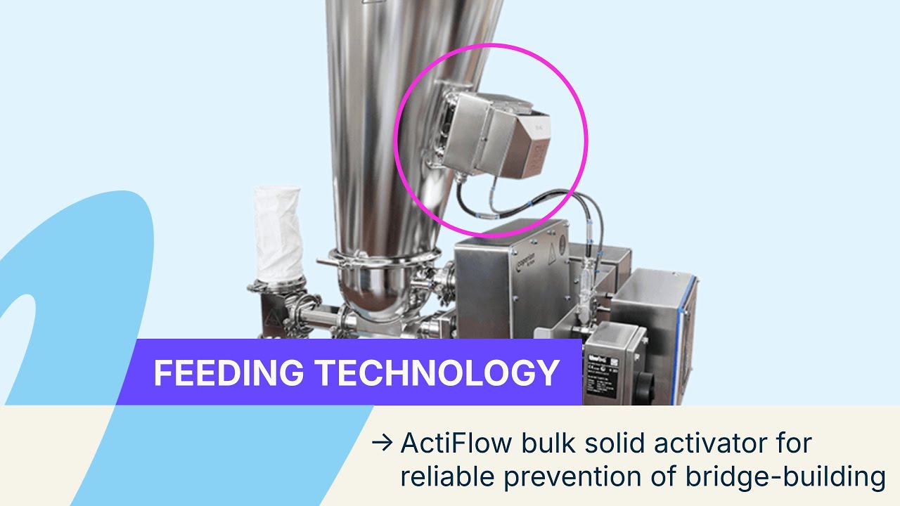 Coperion K-Tron ActiFlow™ bulk solid activator