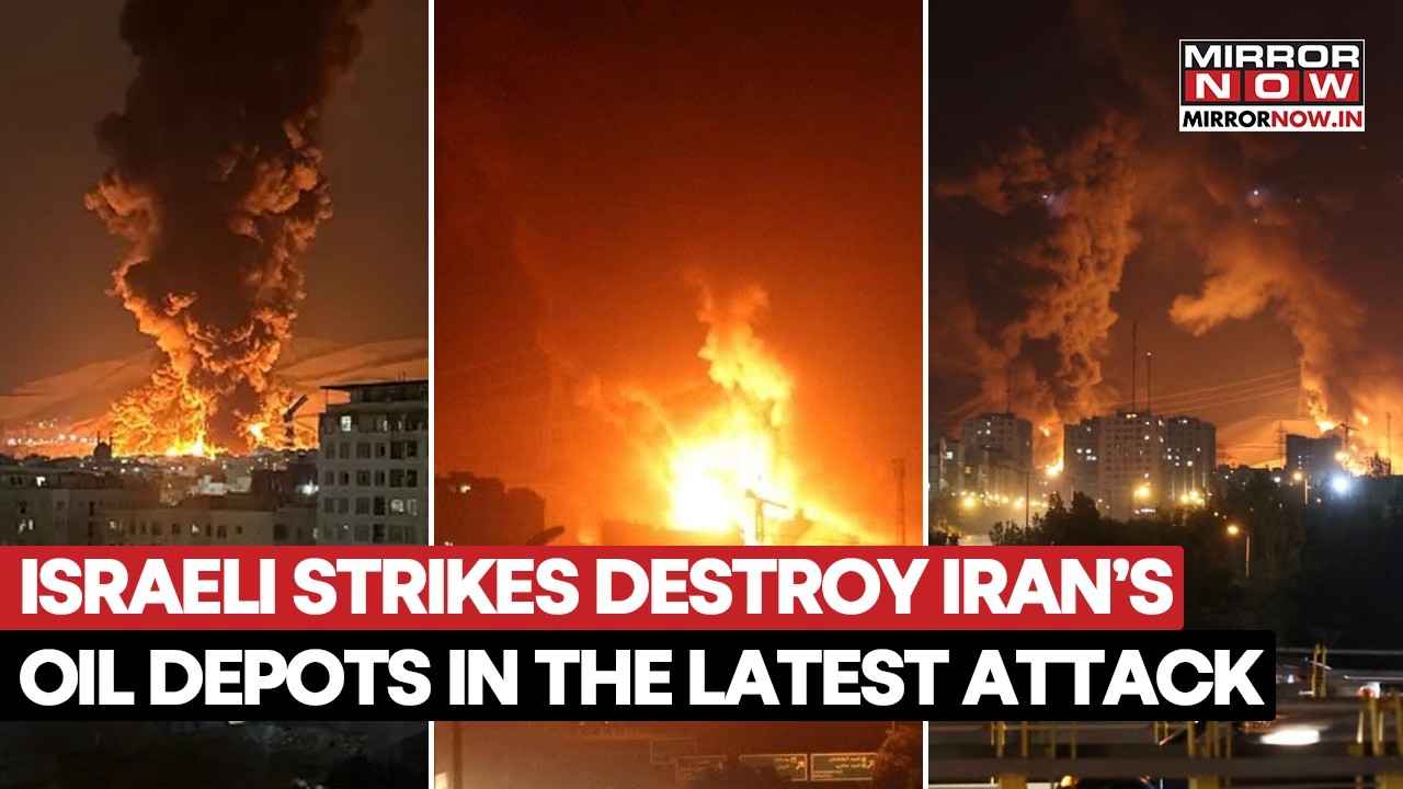 Israel Carries Out Attack Targeting Iran's Oil Depots, Three Major Depots Destroyed | Watch Video