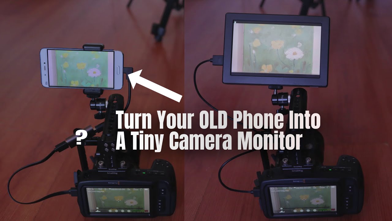 Old Phone to Camera Monitor | Rullz video capture card