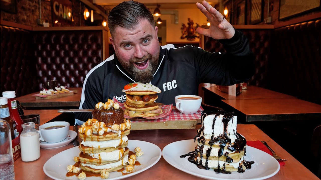 INSANE PANCAKES IN LONDON | FOOD REVIEW CLUB
