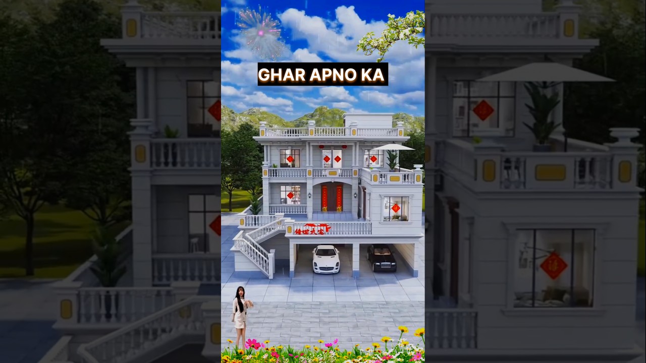Modern Aur Sundar Gaon Ka Ghar Kaise Banaye? Top Home Design Tips! 🏡🔥 #HomePlanning #Shorts