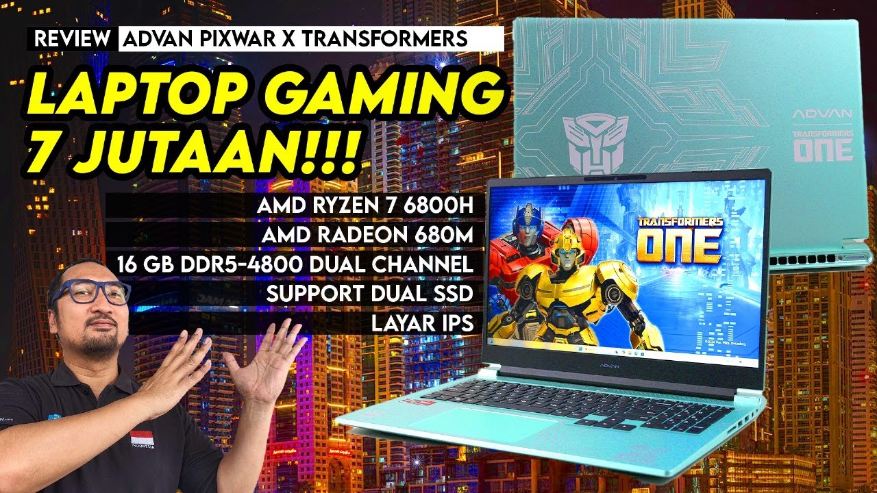 Laptop Gaming Ini Kok Bisa Murah Banget?! Review ADVAN Pixwar X Transformers