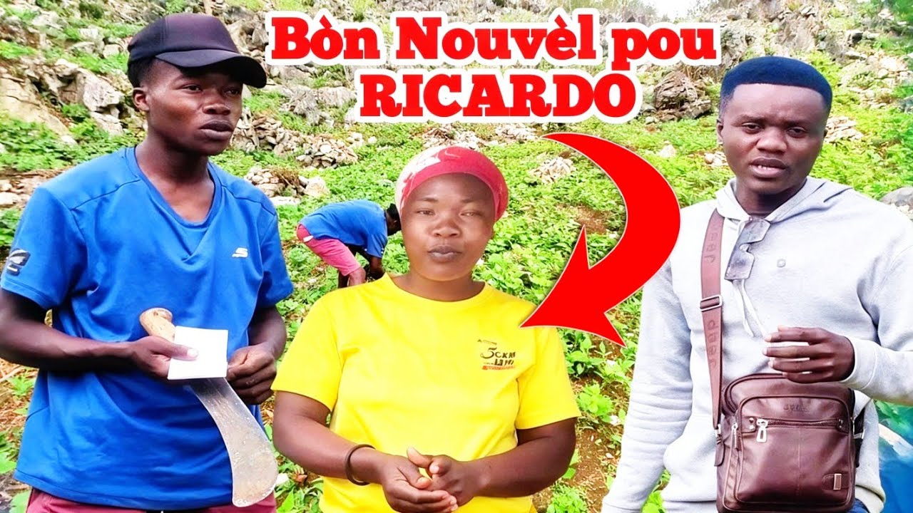 Bòn Nouvèl pou Ricardo!!!Vin gade kòman yon fanatik Fèl kontan avèk Yon anvlòp,|||pwa a fin plante||