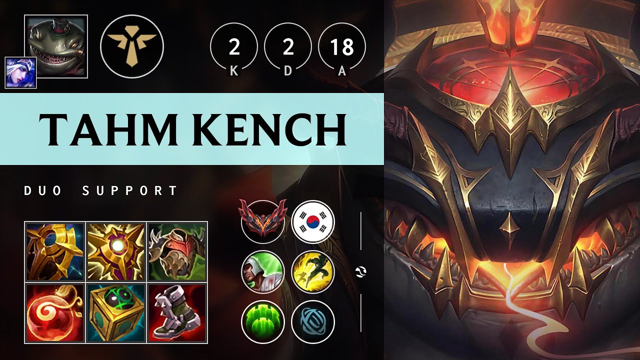 Tahm Kench Support vs Lulu - KR Grandmaster Patch 14.21