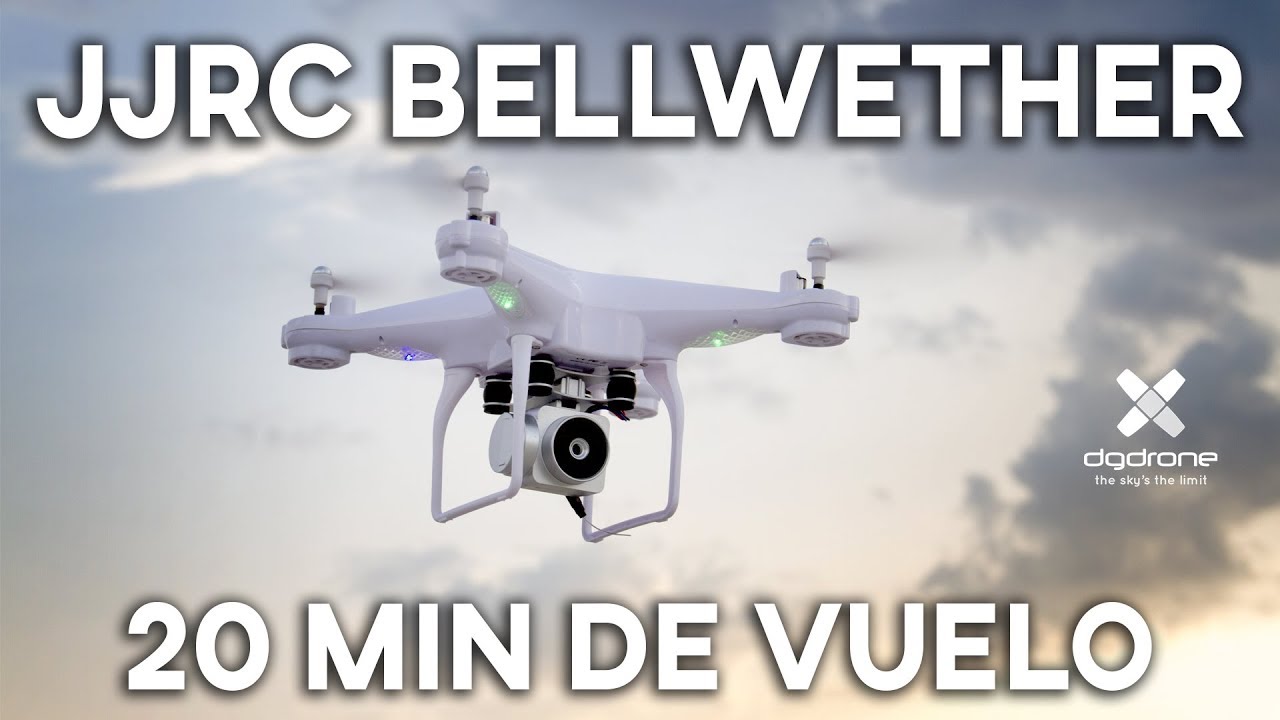 JJRC H68 BELLWETHER:  dron recreativo con 20 minutos de vuelo.