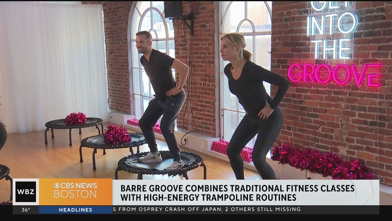 Morning Mix's Liam Martin and Kate Merrill try Barre Groove
