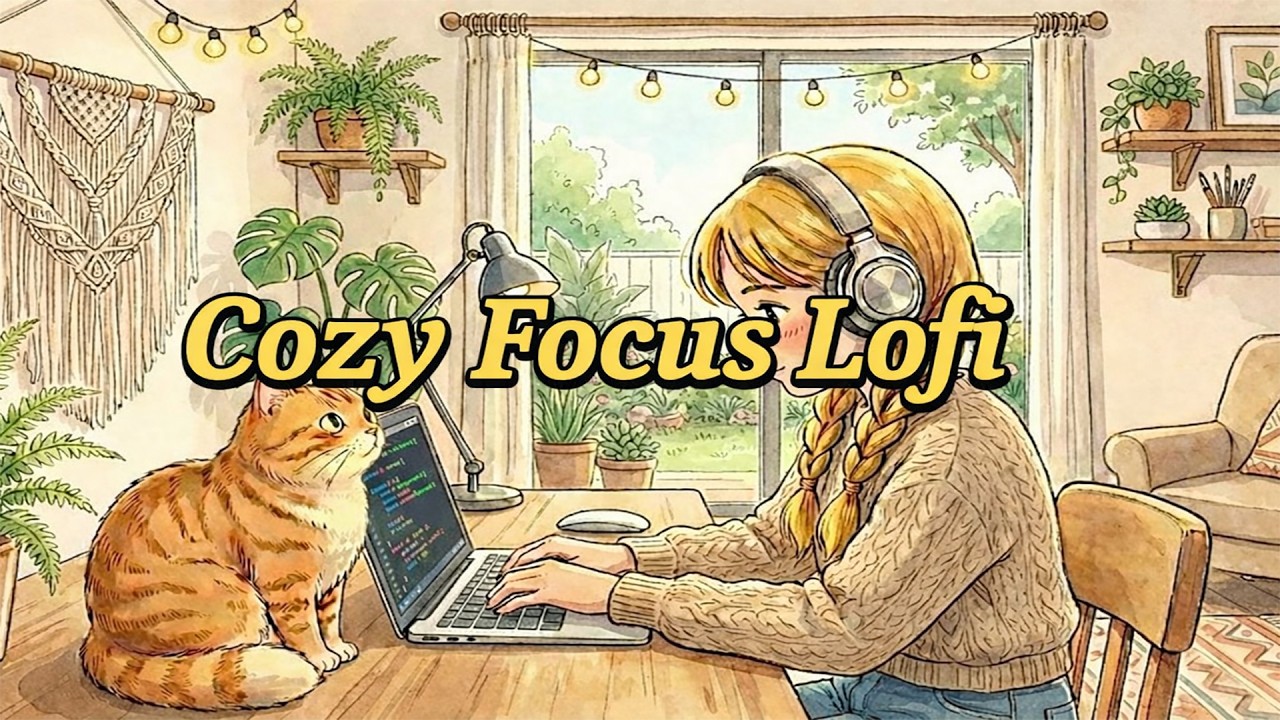 Cozy Focus Lofi 🌿 Calm Beats for Study, Work & Relax 🌿 #lovelofisongs