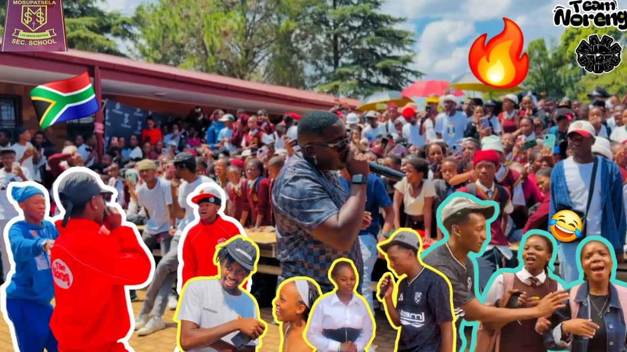 School Tour at Mosupatsela S.School with Tmenxpress, Spova Gang & Team Noreng💯🇿🇦🔥