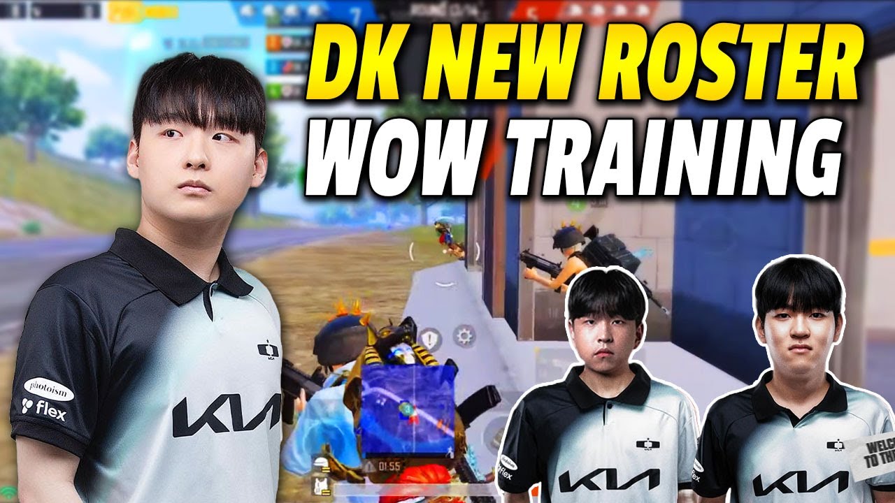 PUBG Mobile Korea : Nolbu Gameplay DK New Roster WOW traning Ep.530