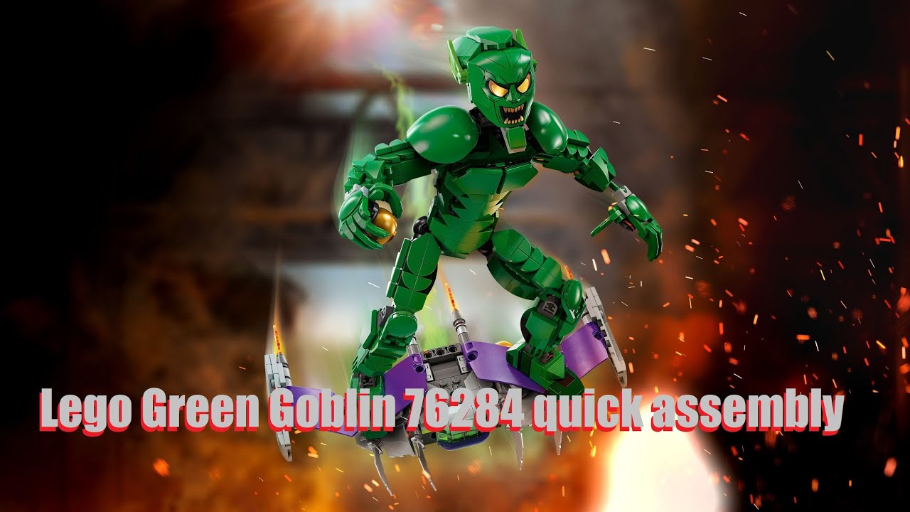 Lego Green Goblin 76284 quick assembly