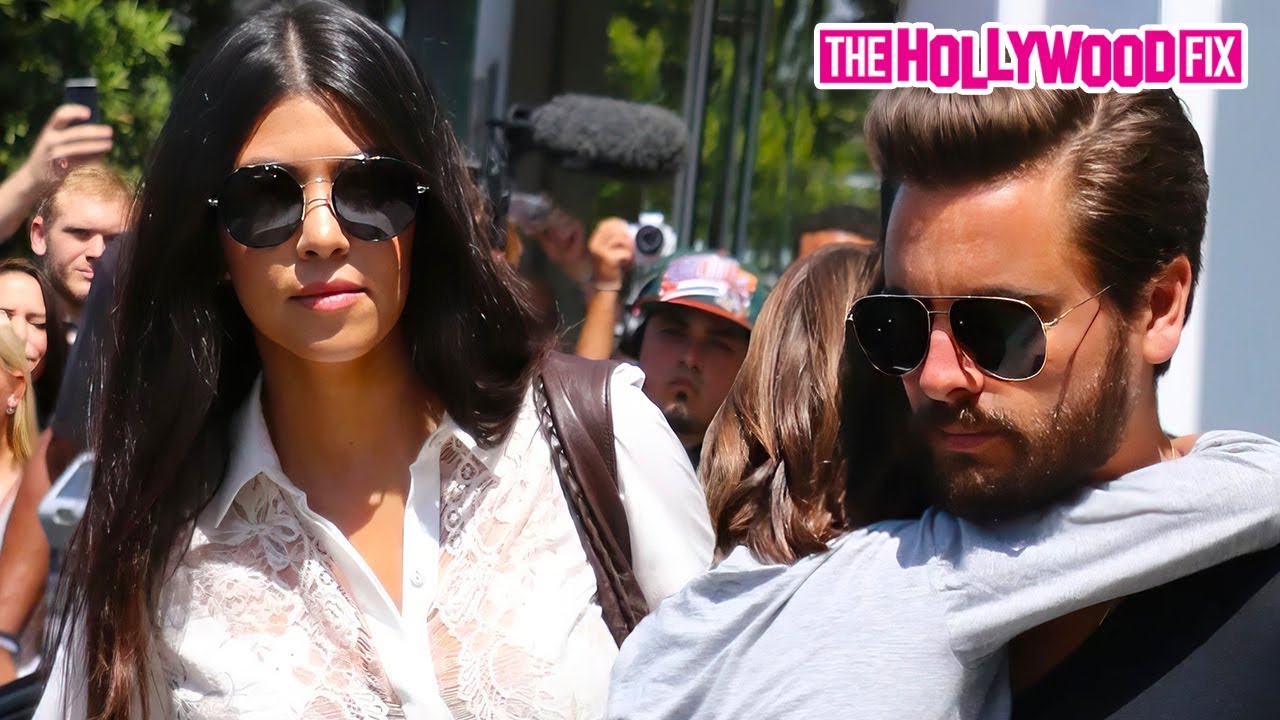 Kourtney Kardashian, Scott Disick & Son Mason Film 'Keeping Up With The Kardashians' At DASH Store