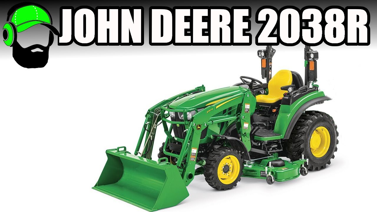 #JohnDeere 2038R Compact Tractor - Loaded