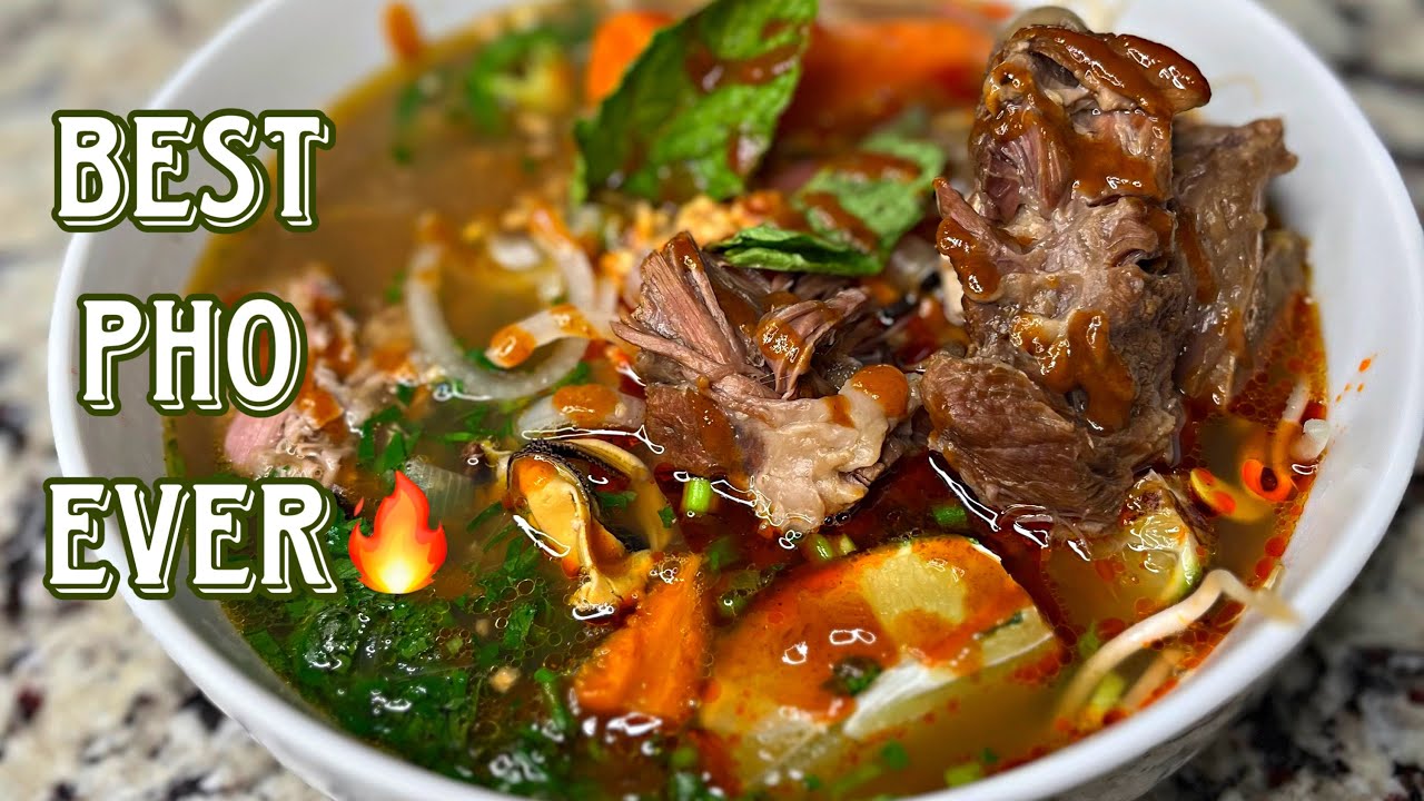 The BEST CAMBODIAN PHO EVER‼️🔥 🔥 (Kathiew) | How To Make Pho