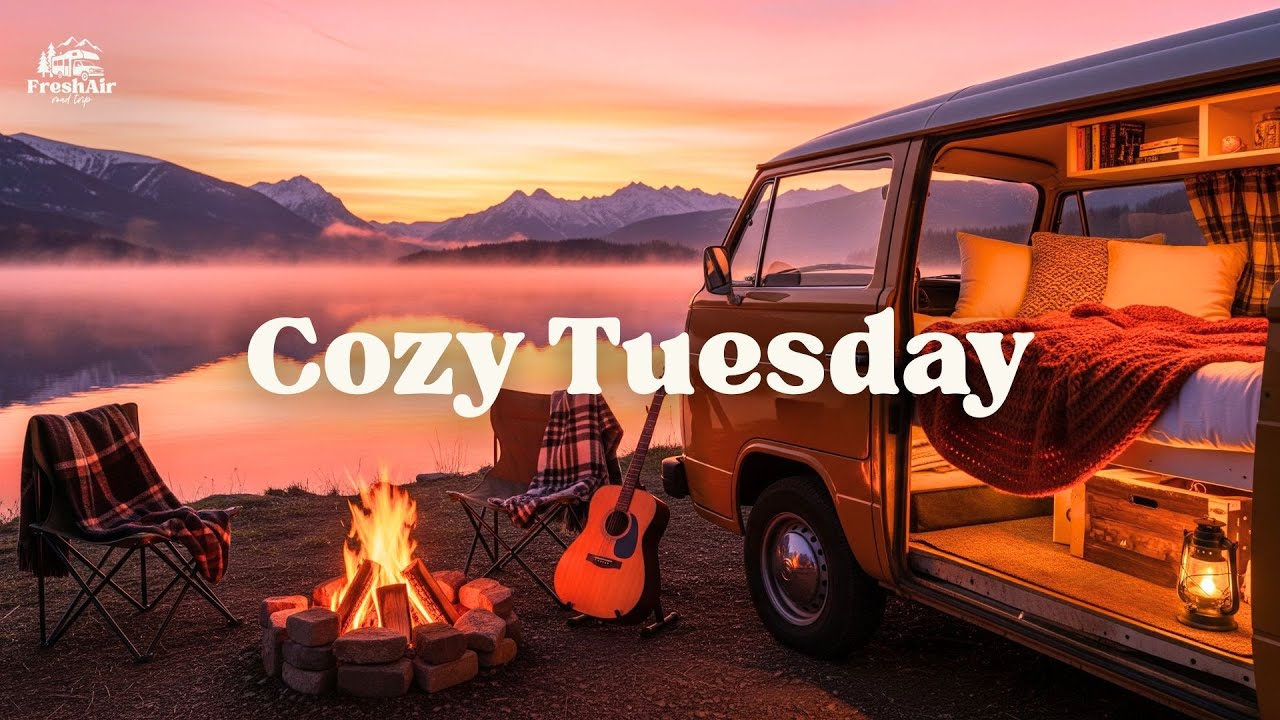Cozy Tuesday Evening ❄️ Soft Acoustic Folk Instrumental for Reading & Relax