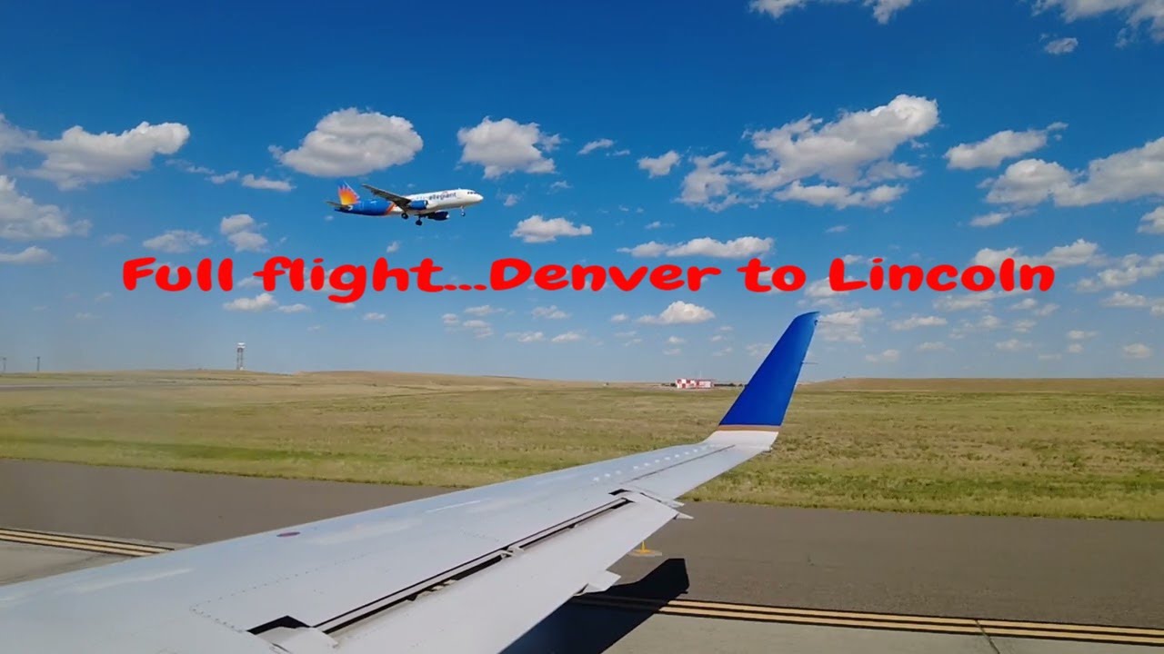 Flying Denver, CO (DEN) - Lincoln, NE (LNK) on United Express (Commutair).
