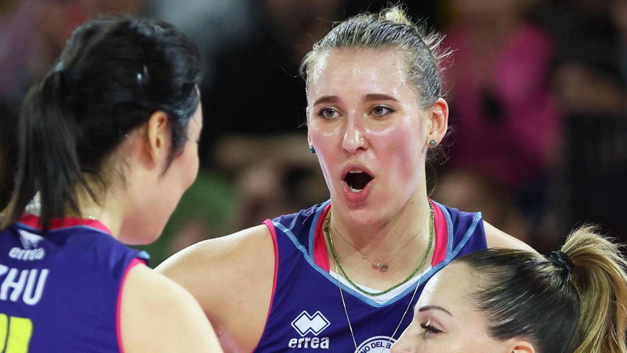 BEST SERVE 2022/23 Ekaterina Antropova, 53 ACE in the Season | Lega Volley Femminile