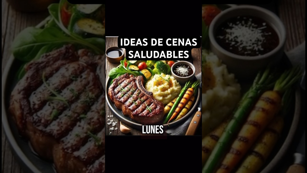 Cenas saludables.