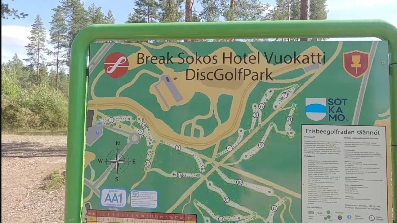 Etu 9    Uusittu Deligood  Vuokatti discgolfpark