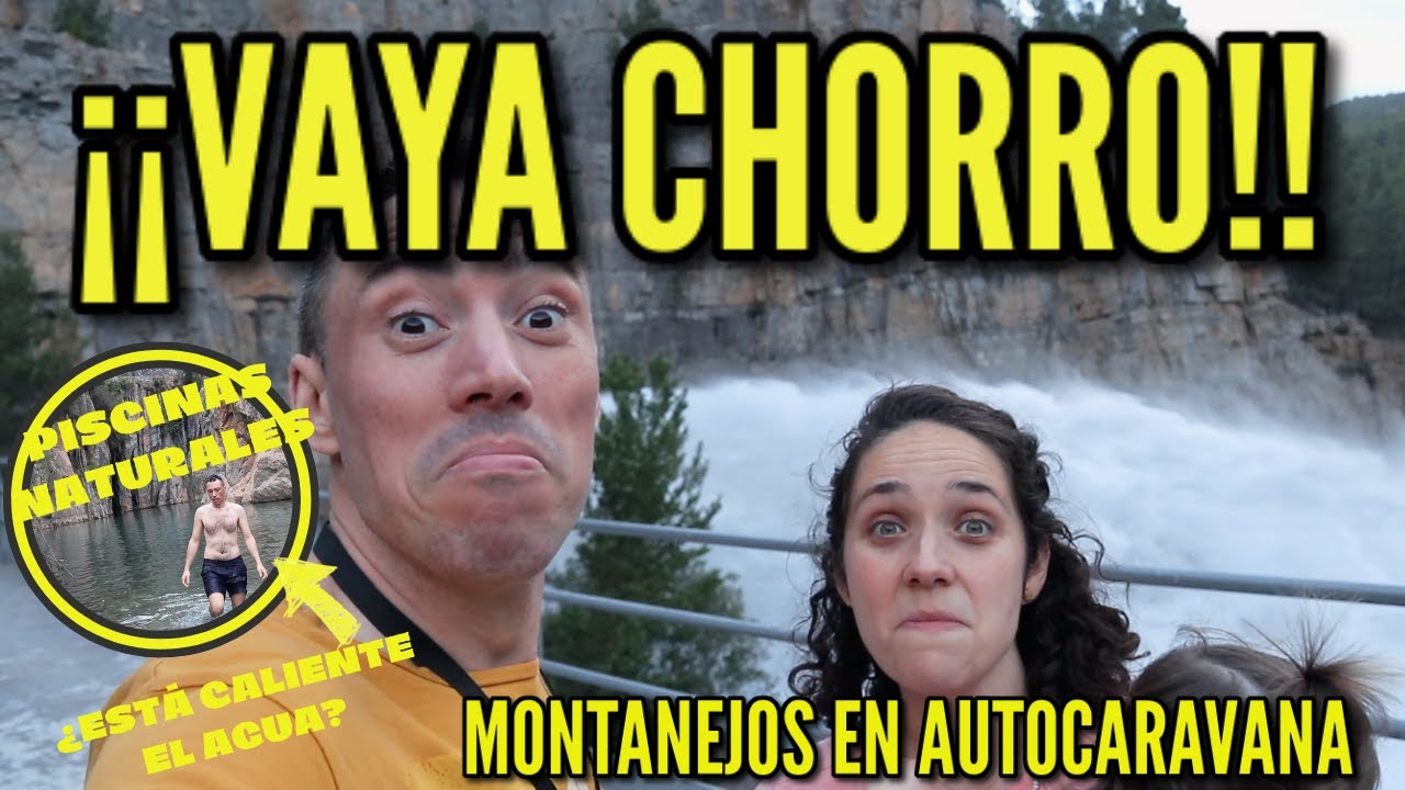 ¡NUNCA HABIAMOS VISTO ALGO ASÍ! 😱Montanejos en AUTOCARAVANA 🚍Sus piscinas naturales son 🔝