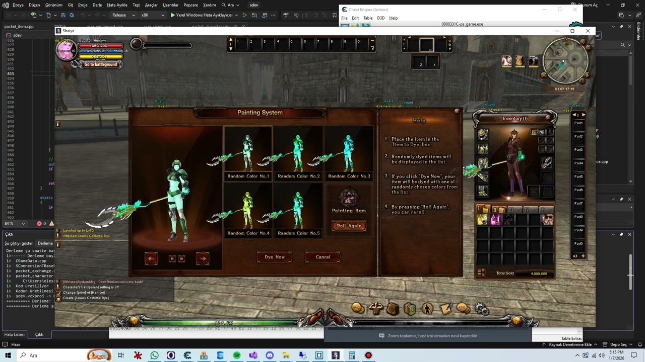 ep7 working dye