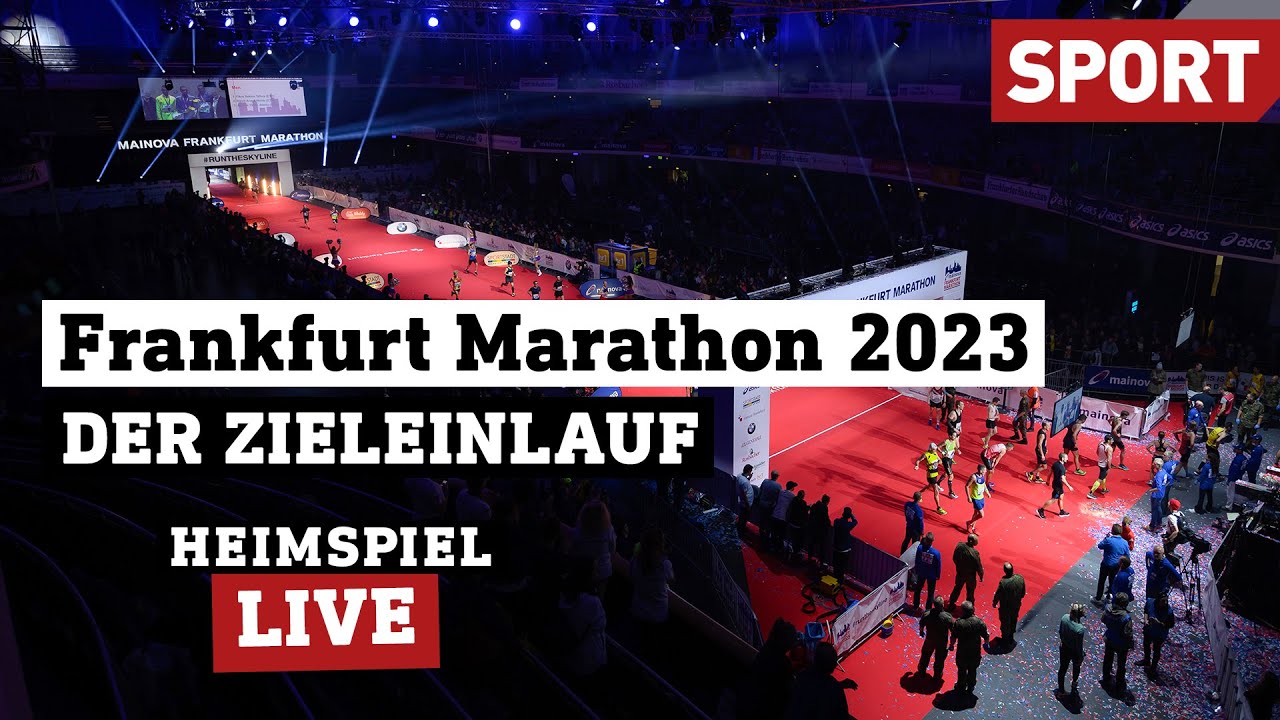 Frankfurt Marathon 2023 - Die Zielkamera | heimspiel extra | Livestream