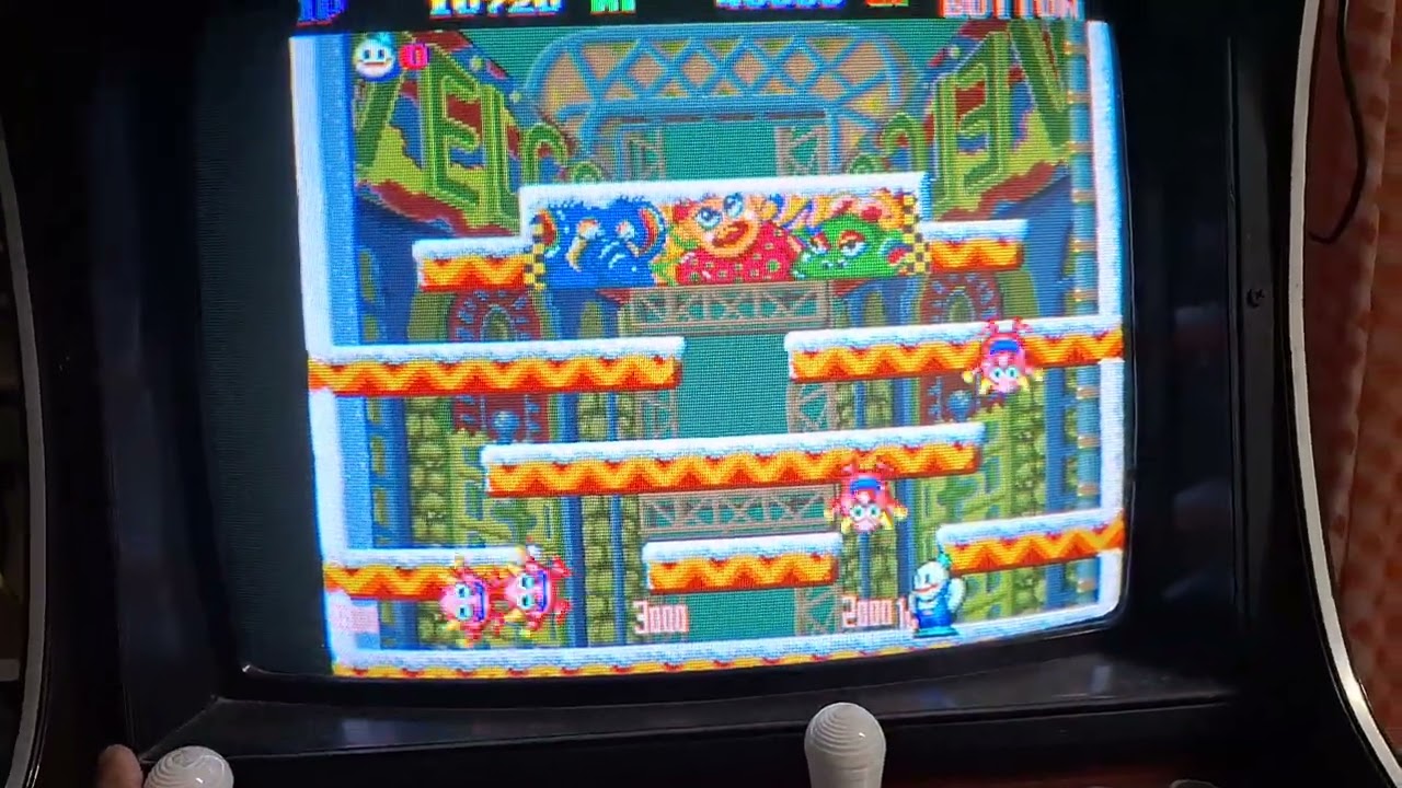 MiSTer FPGA- Coin-Op Collection Presents: Snow Bros FULL SCREEN