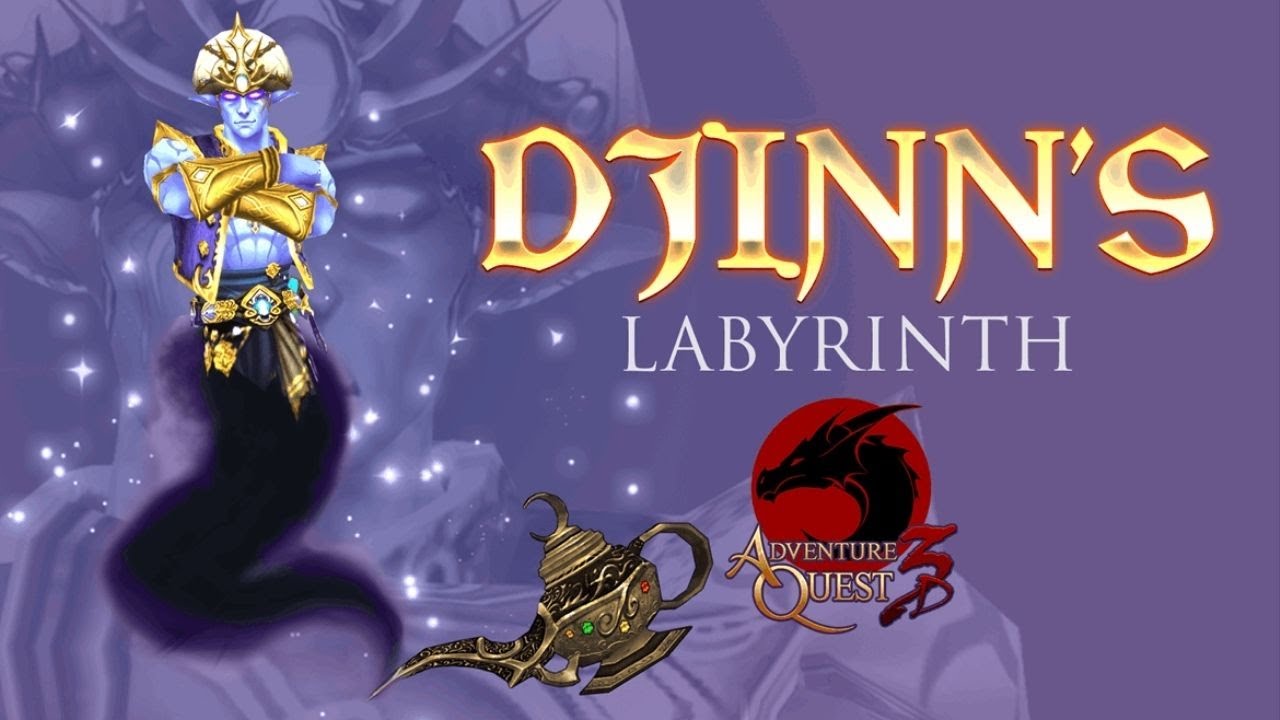 AQ3D Can You Survive The Djinns Labyrinth?! NEW Sandsea Boss Drops & Crafts! AdventureQuest 3D