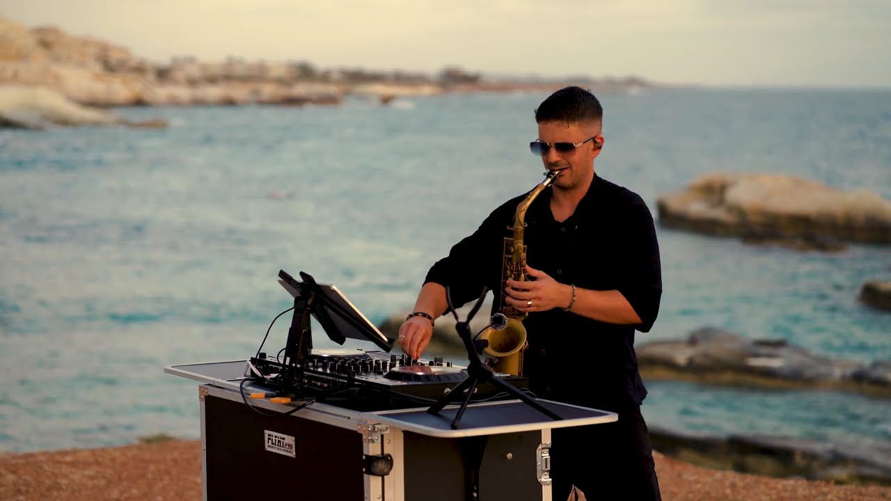 SAX & DJ FUSION | Live Afro House Set | White Rocks Pegeia Cyprus 2025