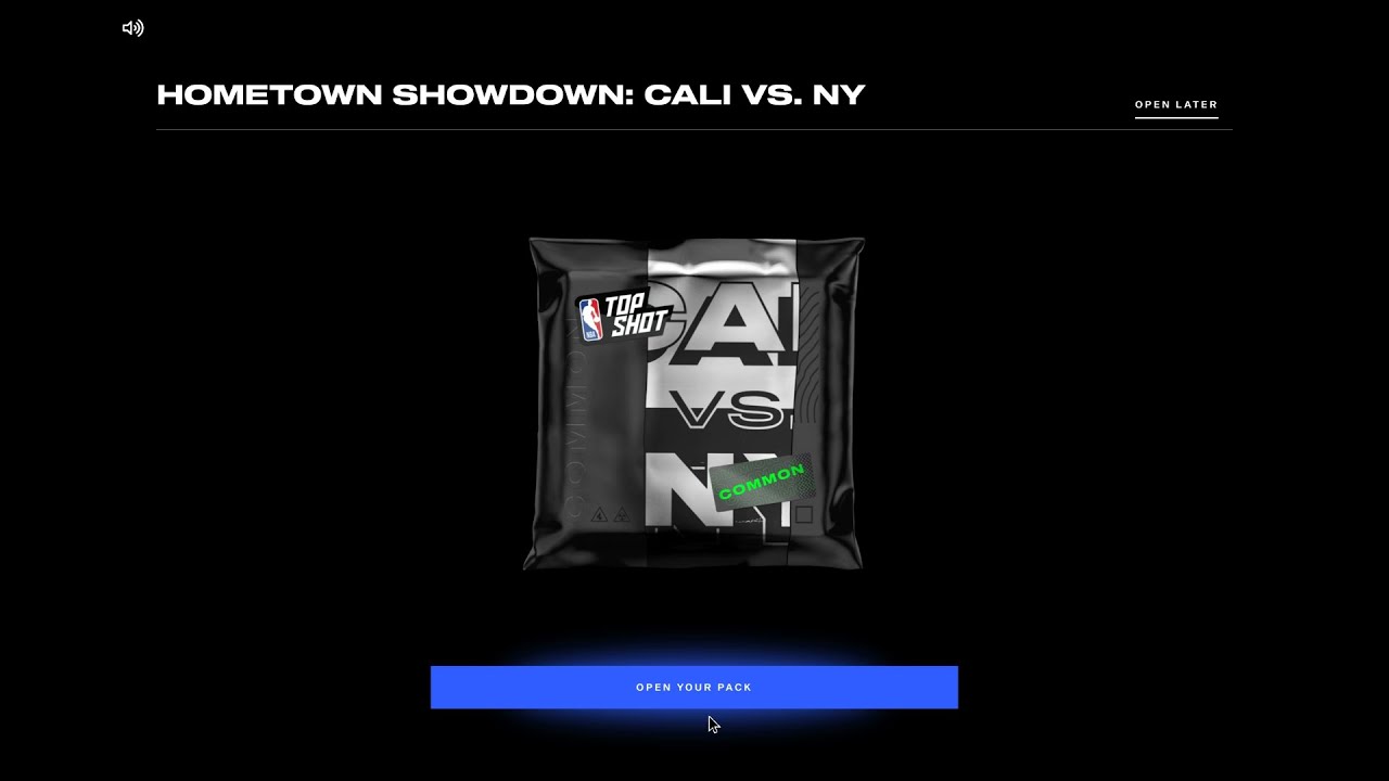 NBA TOP SHOT | Pack purchasing flow