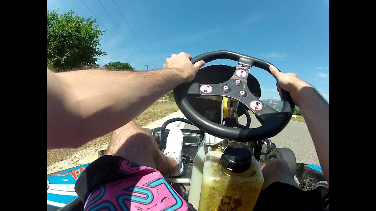 Karting At Fun Kart Near Grasse, France (Go Pro HD2)