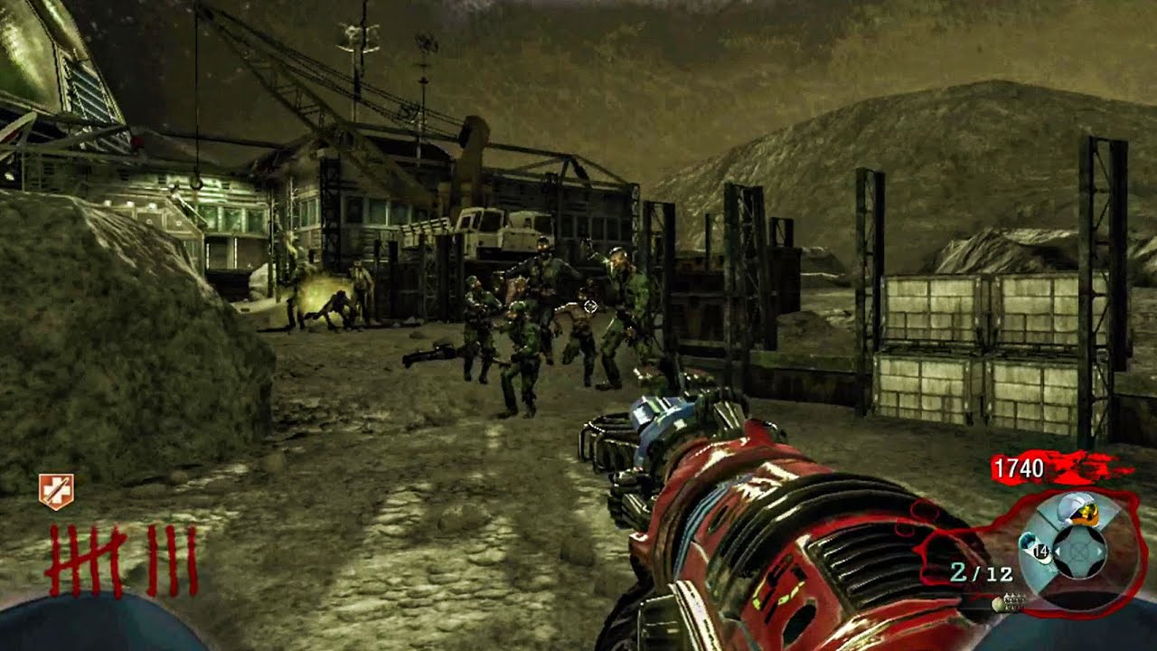 BLACK OPS ZOMBIES: MOON GAMEPLAY! (NO COMMENTARY)